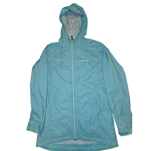 Women's Columbia Rain Jacket w/Lining Sz Med - Picture 1 of 5